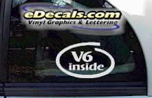 V6 Inside Decal IMR511