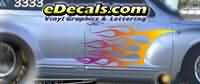 full color fade vinyl graphic decals