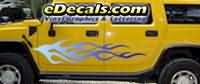 full color fade vinyl graphic decals