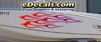 full color fade vinyl graphic decals