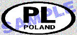Country Oval Decal
