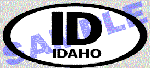 State Oval Decal