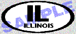 State Oval Decal