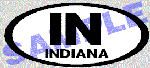 State Oval Decal