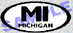 State Oval Decal