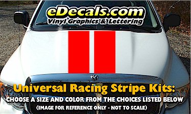 racing stripe sticker decals