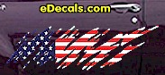 patriotic accent decals