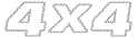 4x4-Decal
