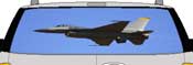 airplane rear window mural decal