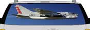 navy  rear window mural decal