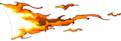 Real Fire Flame Decal Sticker Graphics