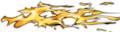 Real Fire Flame Decal Sticker Graphics