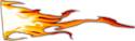Real Fire Flame Decal Sticker Graphics