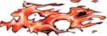 Real Fire Flame Decal Sticker Graphics