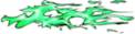 Real Fire Flame Decal Sticker Graphics
