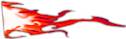 Real Fire Flame Decal Sticker Graphics