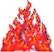 Real Fire Flame Decal Sticker Graphics
