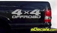 ACC219 4x4 Decal