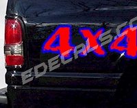  ACC351 Two Color 4x4 Decal