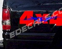  ACC352 Two Color 4x4 Decal