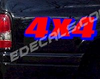  ACC358 Two Color 4x4 Decal