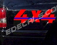  ACC359 Two Color 4x4 Decal
