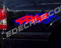  ACC361 Two Color 4x4 Decal