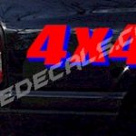 ACC362 Two Color 4x4 Decal