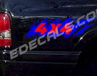  ACC363 Two Color 4x4 Decal