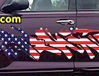  ACC901 USA Striped Accent Decal