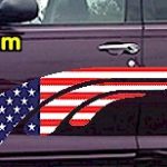 ACC902 USA Striped Accent Decal