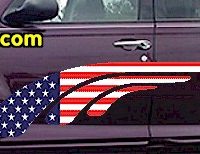  ACC902 USA Striped Accent Decal