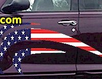  ACC903 USA Striped Accent Decal