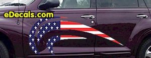 ACC903 USA Striped Accent Decal