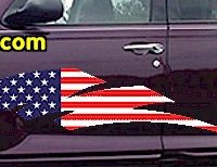  ACC904 USA Striped Accent Decal