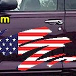 ACC905 USA Striped Accent Decal