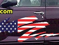  ACC905 USA Striped Accent Decal