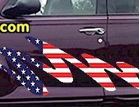  ACC906 USA Striped Accent Decal