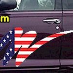 ACC907 USA Striped Accent Decal