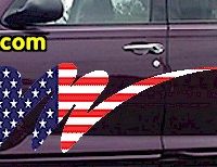  ACC907 USA Striped Accent Decal