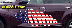ACC908 USA Striped Accent Decal