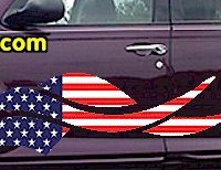  ACC910 USA Striped Accent Decal