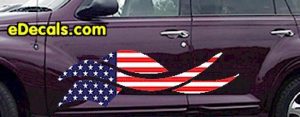 ACC910 USA Striped Accent Decal