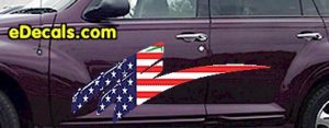 ACC911 USA Striped Accent Decal