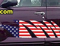  ACC913 USA Striped Accent Decal