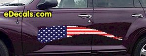 ACC914 USA Striped Accent Decal