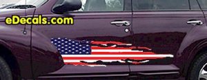 ACC915 USA Striped Accent Decal