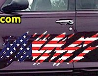  ACC918 USA Striped Accent Decal