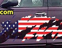  ACC919 USA Striped Accent Decal