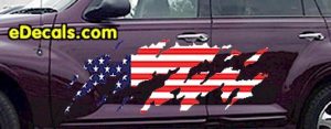 ACC919 USA Striped Accent Decal